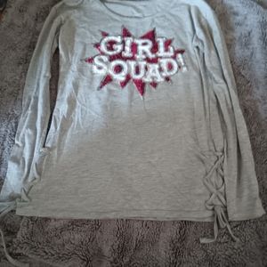 Long sleeve girl squad shirt